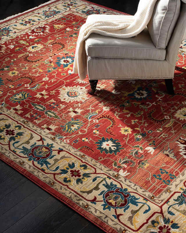 Ines Power-Loomed Rug, 6' x 9'